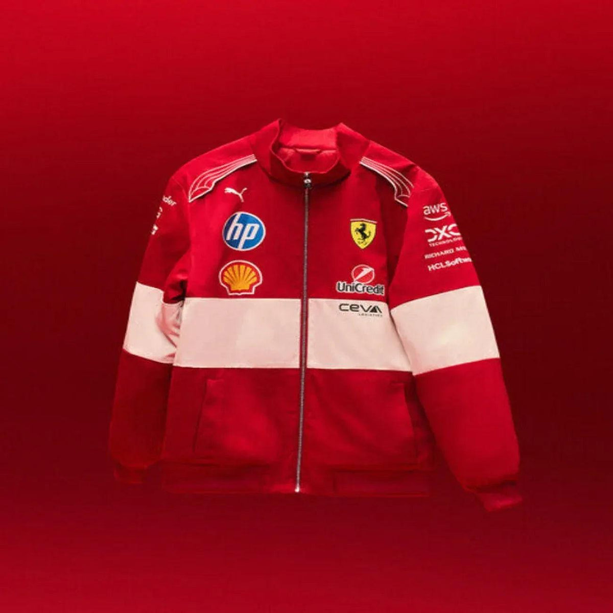 Scuderia Ferrari F1 Team HP 2025 Racing Jacket – F1Monza