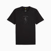 T-shirt Ferrari Puma Scudo Nero Grande Nera