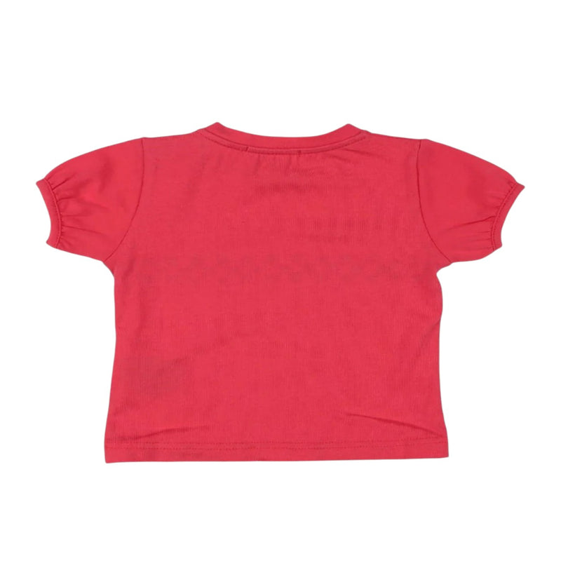 T-shirt Scuderia Ferrari Baby Girl con Macchinina rosa