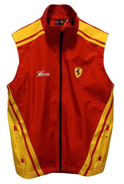 Gilet Ferrari Hypercar WEC race rosso e giallo
