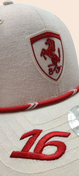 Cappellino Special Edition Monaco G.P. 2026 Charles Leclerc #16 Scuderia Ferrari