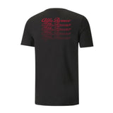 T-shirt Alfa Romeo DNA Nera Logo Rosso