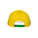 Cappellino Ayrton Senna doppia S giallo debossed