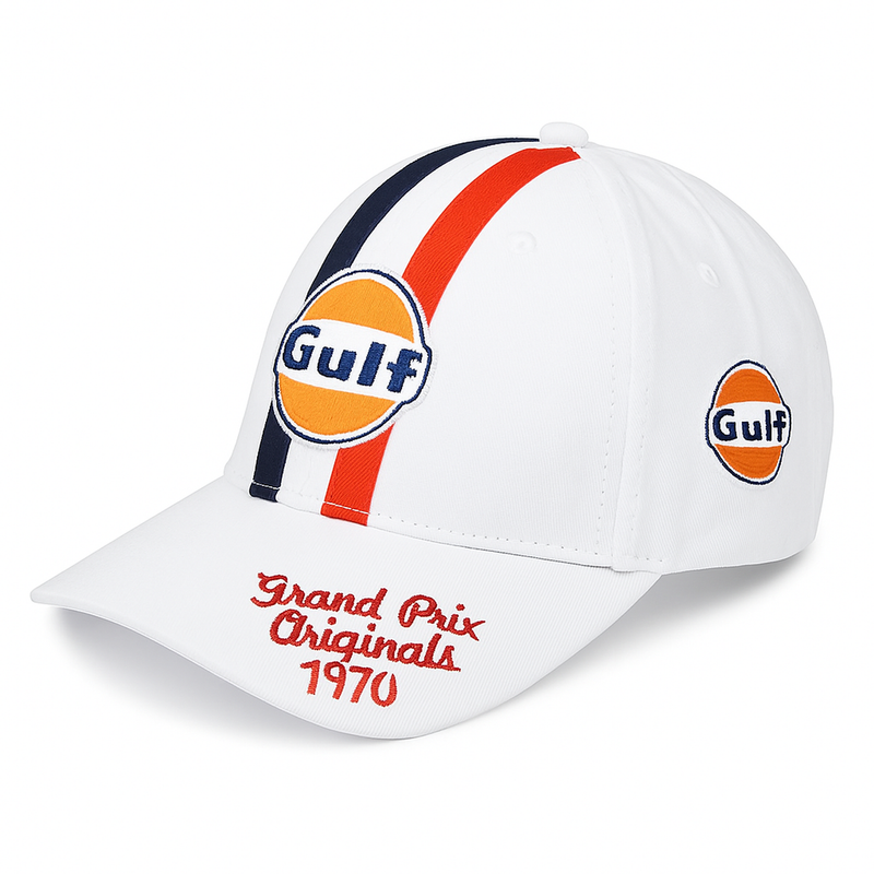Cappellino Granprix Originals 1970 Gulf Bianco