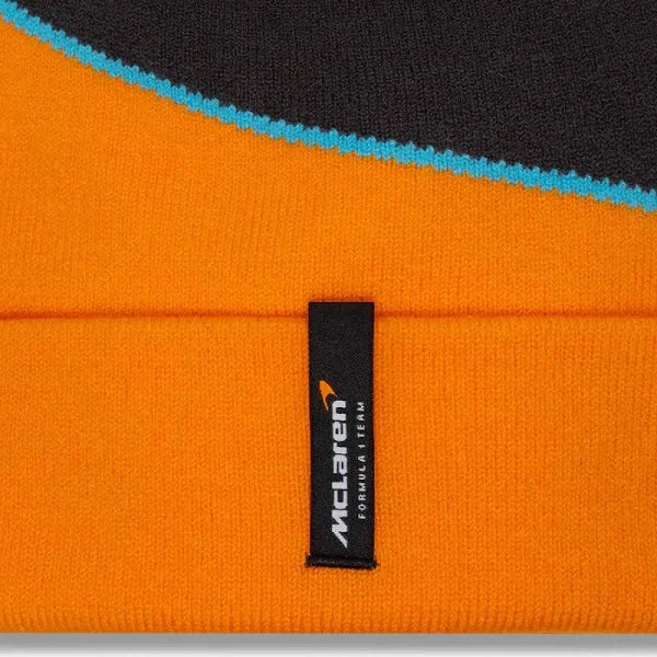 Cappellino Cuffia Invernale McLaren F1 Team New Era arancione / antracite