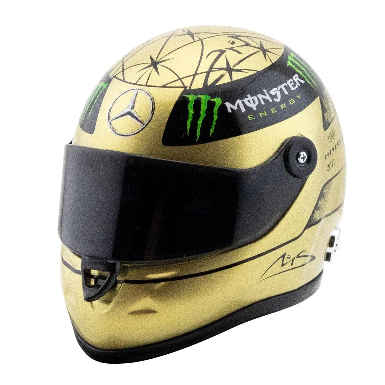 ULTRA RARE - Nez avant Mercedes F1 W02 signé Michael Schumacher F1 1/12 Amalgam