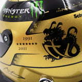 Casco replica Michael Schumacher GP Spa 2011 scala 1/4