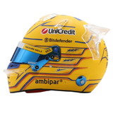 Mini casco scala 1/5 Lewis Hamilton #44 Test Ferrari 2025