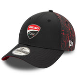 Cappellino Ducati Corse 9FORTY Crinkle All Over Print Nero
