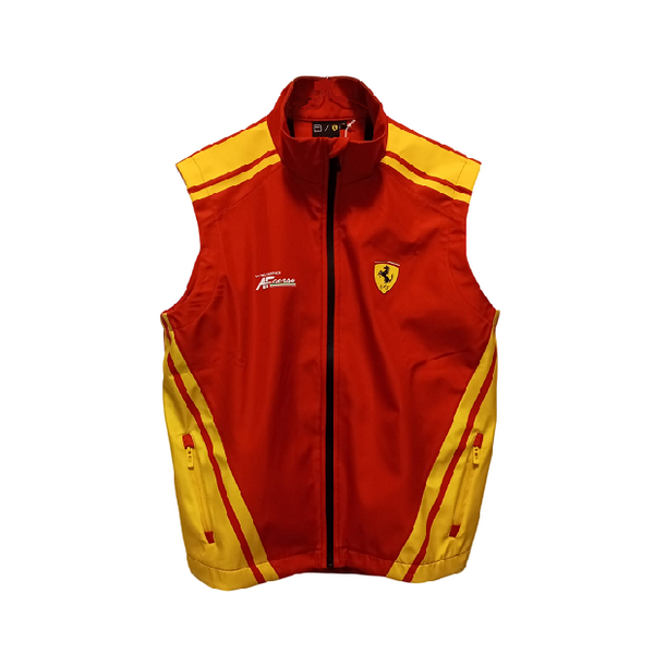 Gilet Ferrari Hypercar WEC race rosso e giallo