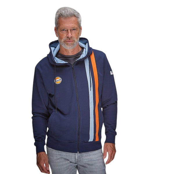 Felpa Full Zip Gulf Since 1901 Hoody navy