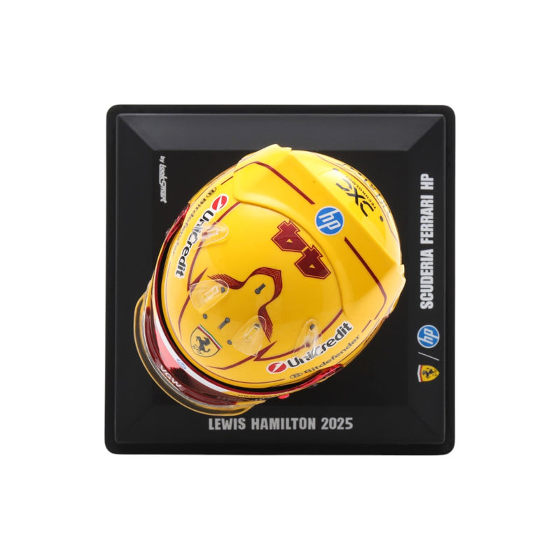 Mini casco scala 1/5 Lewis Hamilton #44 Test Fiorano Ferrari 2025