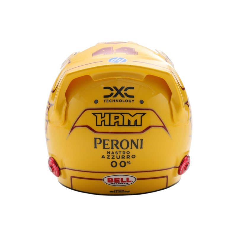 Mini casco scala 1/5 Lewis Hamilton #44 Test Fiorano Ferrari 2025