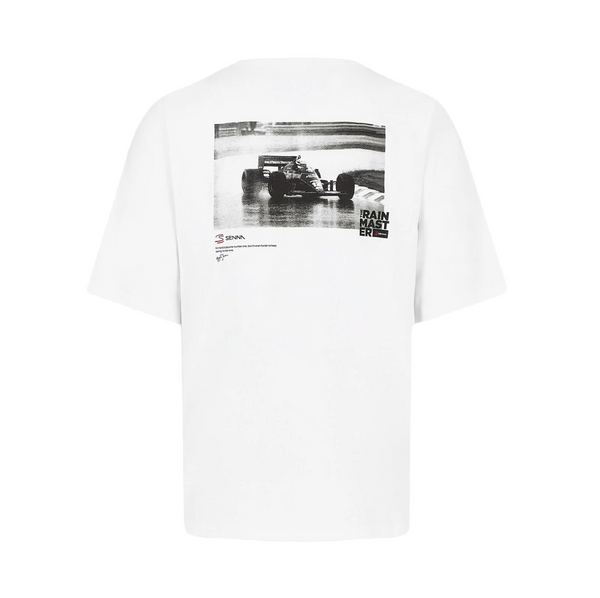 T-Shirt Ayrton Senna Doppia Rain Master Oversize