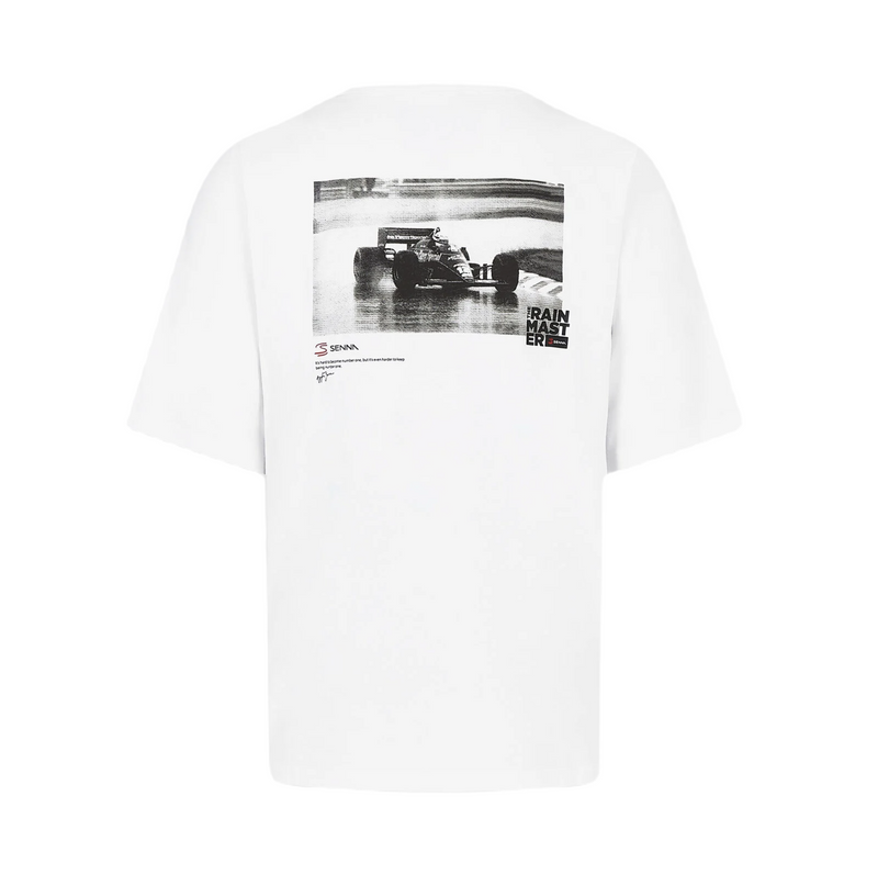 T-Shirt Ayrton Senna Doppia Rain Master Oversize