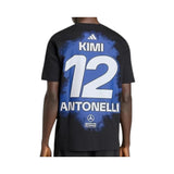T-shirt Kimi Antonelli #12 Mercedes AMG Petronas 2026 Adidas Nera