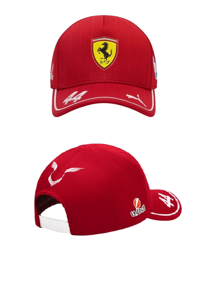 PRE ORDER Cappellino Adulto Lewis Hamilton 44 Scuderia Ferrari HP Team F1 2025