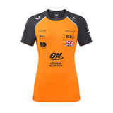 T-shirt Donna Lando Norris #4 McLaren F1 Team 2025 Autumn glory