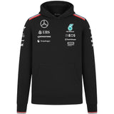 Felpa Hoodie AMG Mercedes Petronas F1 Team 2024 nera