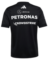 T-shirt Mercedes Bambino Ragazzo AMG Petronas F1 Team 2025 Nera
