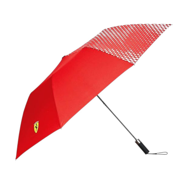 Ombrello Medio Ferrari Classico scudetto rosso