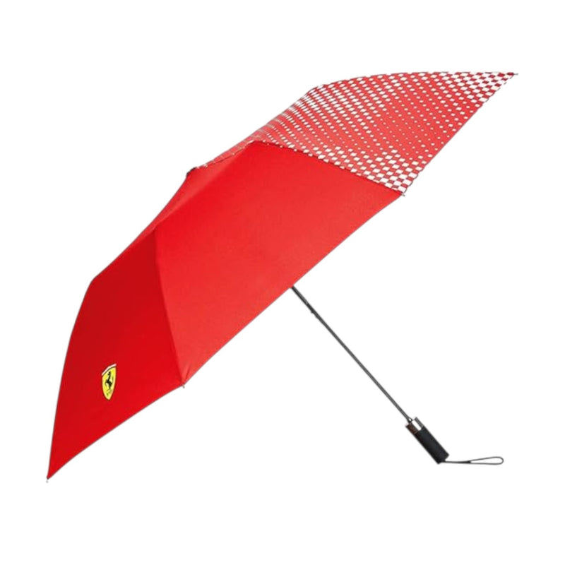 Ombrello Medio Ferrari Classico scudetto rosso