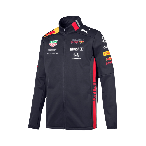 Children's softshell Aston Martin Red Bull Racing Team sponsor 2019