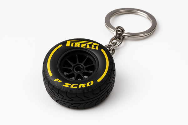 portachiavi con gomma f1 pirelli