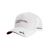 Porsche Motorsport cap in white with checkered visor