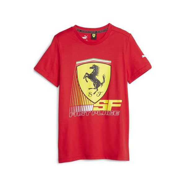 T-shirt bambino Puma Ferrari Race Big Shield Fast Place