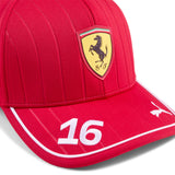 Cappellino Adulto Charles Leclerc 16 Scuderia Ferrari HP Team F1 2025