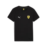 T-shirt bambino Puma Ferrari Scudetto grande nera