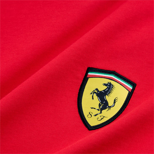 T-shirt bambino Puma Ferrari Scudetto grande rossa