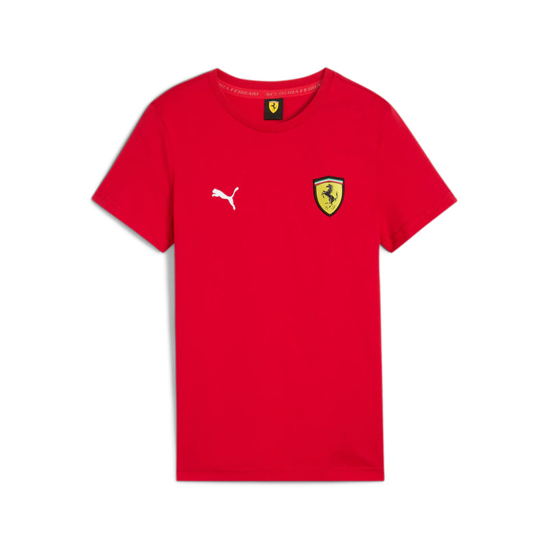 T shirt bambino Puma Ferrari Scudetto rossa F1Monza