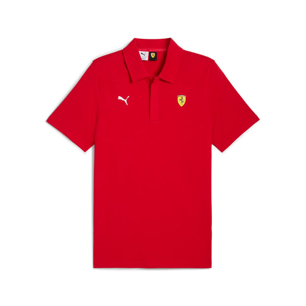Polo Puma Sportswear Ferrari scudetto classica rossa