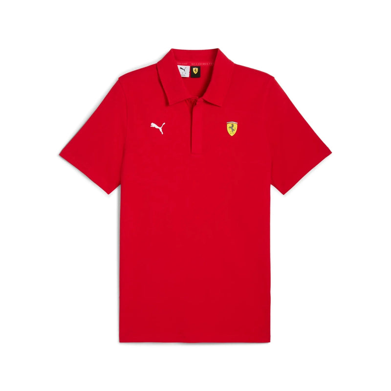 Polo Puma Sportswear Ferrari scudetto classica rossa