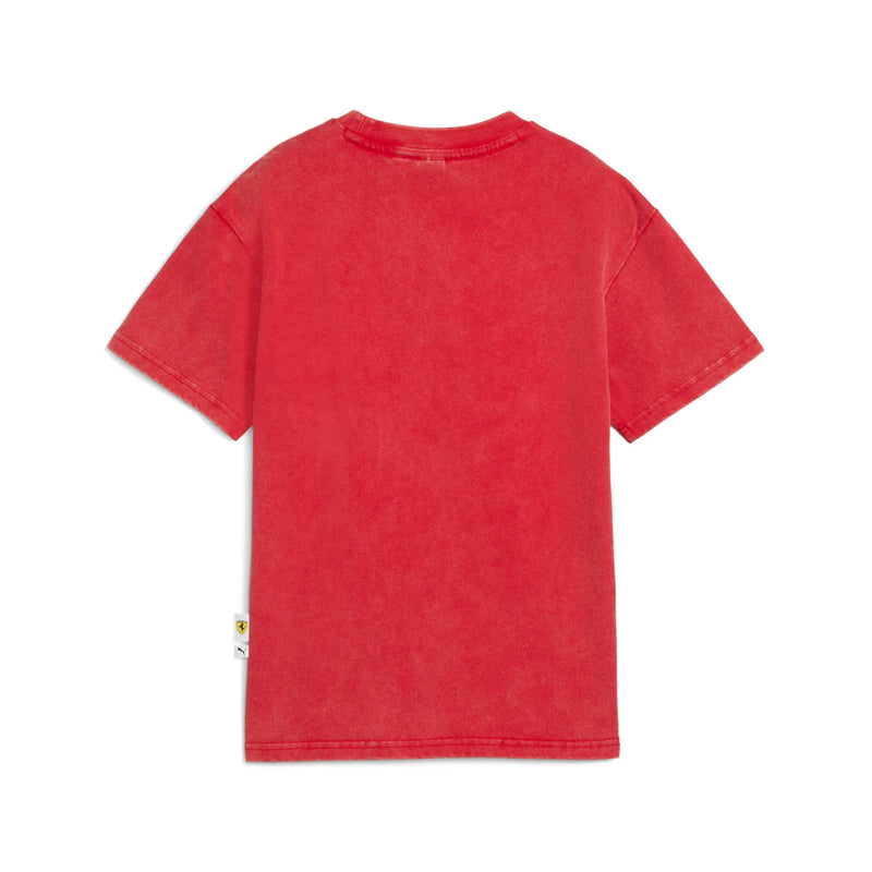 T-shirt bambino Puma Ferrari Sportswear car Rossa
