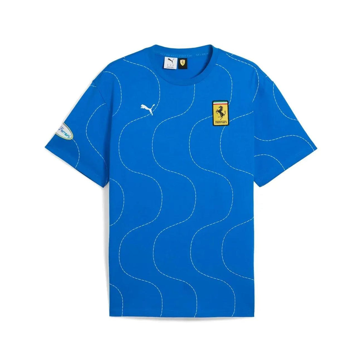 Scuderia Ferrari Monza 2025 Tribute Niki Lauda Blue T-Shirt – F1Monza