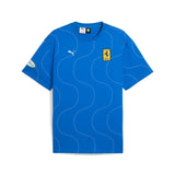 T-shirt Scuderia Ferrari Monza 2025 Tributo Niki Lauda Blu