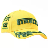 Cappellino Pirelli Ufficiale F1 1° Podio Speciale Ayrton Senna GP Del Brasile 2024