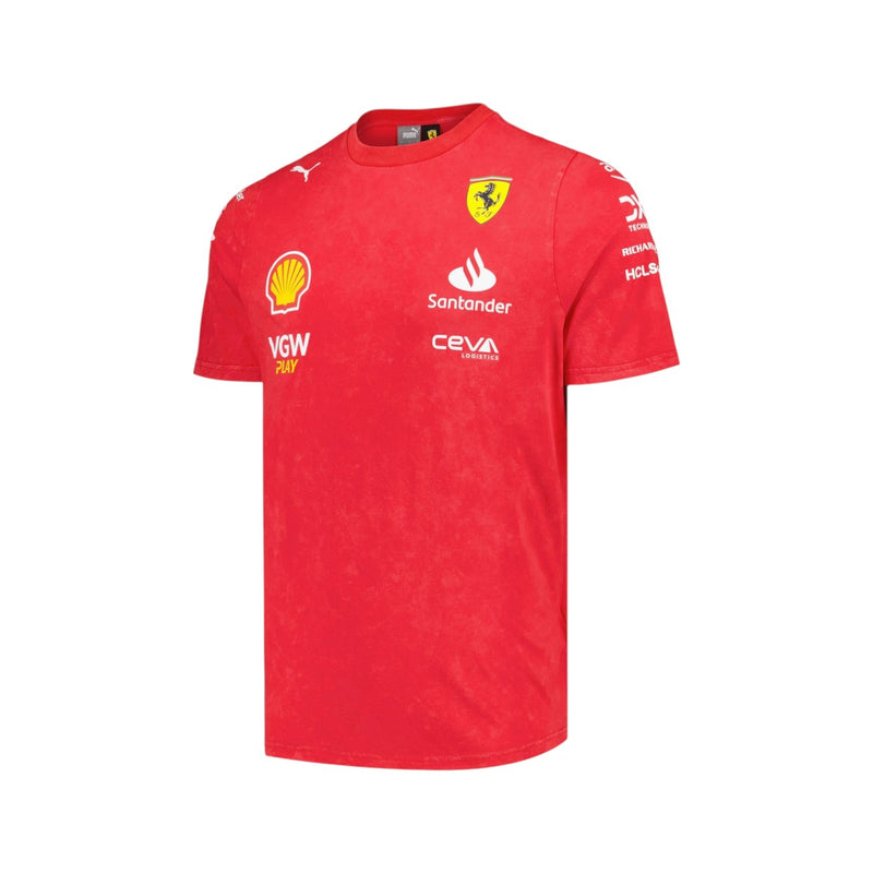T-shirt Scuderia Ferrari Puma Sponsor Desert Sun Las Vegas
