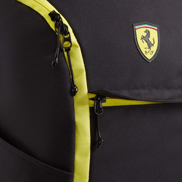 Zaino Scuderia Ferrari Nero profili gialli 42 x 30 x 20