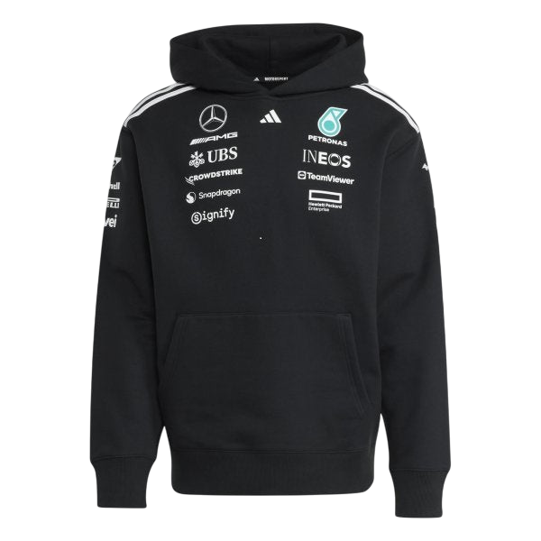 Felpa Hoodie AMG Mercedes Petronas F1 Team 2025 nera  Adidas