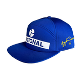 Ayrton Senna National cap with flat visor and bag