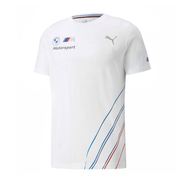 T-Shirt BMW Motorsport Logo bianca