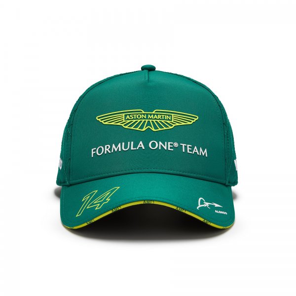 2024 Cappellino Fernando Alonso 14 Aston Martin Racing F1 Team Cognizant  Adulto verde