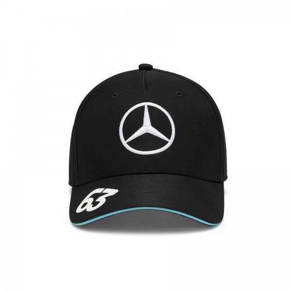 Cappellino George Russel 63 Mercedes AMG Petronas F1 2024 nero