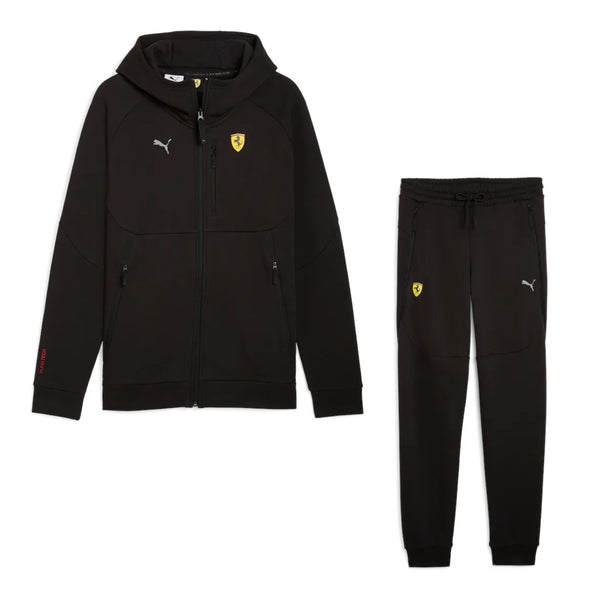 Tuta Ferrari PUMATECH Felpa e Pantalone nero