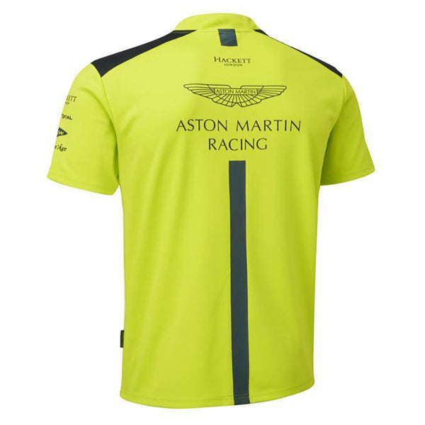 Polo Aston Martin Team sponsor lime green