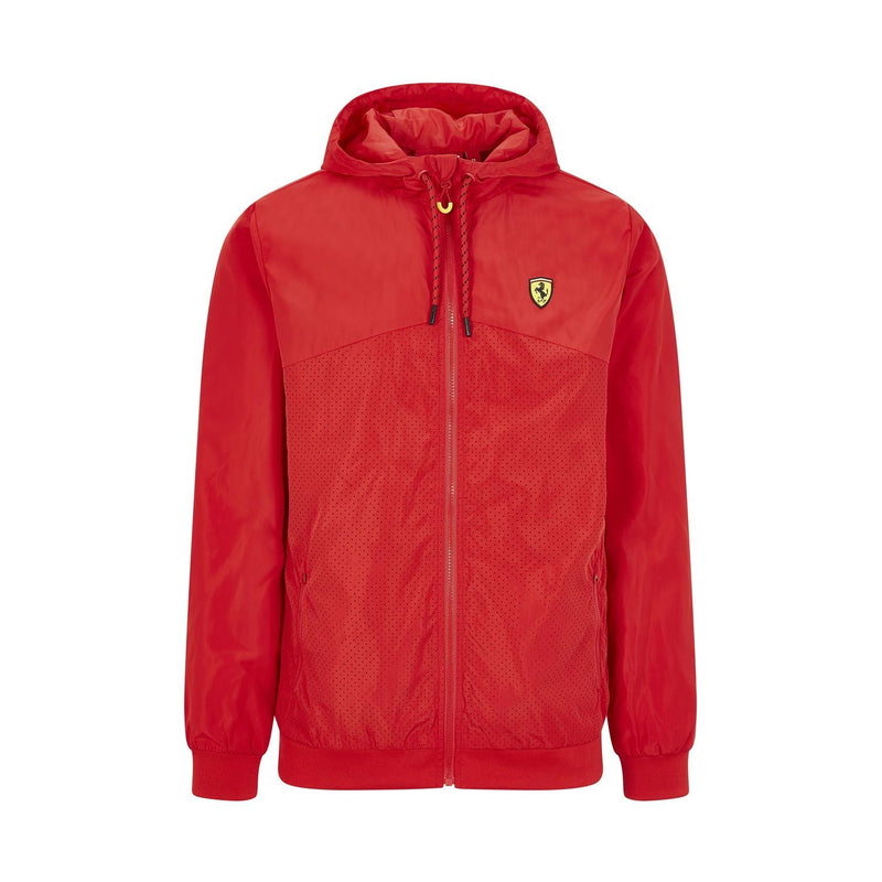 Ferrari windproof jacket with red zip